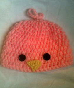 Pink chick is ready for spring!