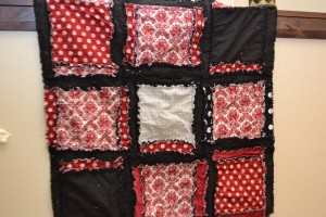 handmade rag quilt