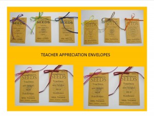 teacher envelop samples