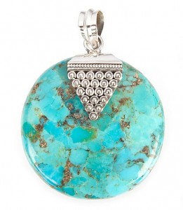 Blue Mohave Turquoise Pendants