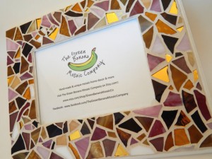 Mosaic Picture Frame, 5 x 7 Picture Size
