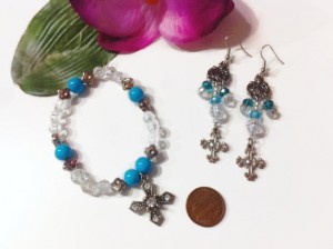 cross jewelry set