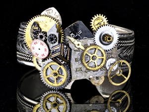 steampunk clockwork bracelet jewelry