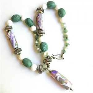 green_lilac_peach_white_silver_beaded_necklace_by_polly_ceramica_9c7b3595