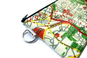 custom map wallet purse