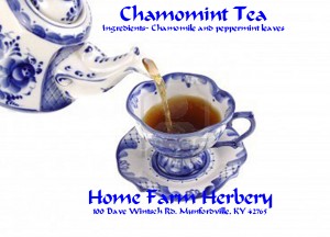 chamomint tea