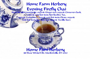 evening firefly chai template