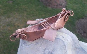 copper canoe ornament art