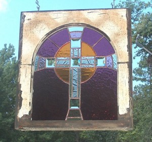 glass cross window
