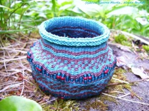 handmade basket from Alaska