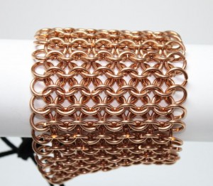 handmade chainmaille bracelet