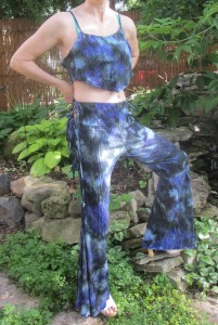 Blue Tie Dye Top and Pants FRONT 01