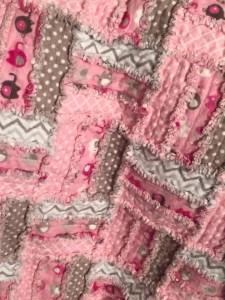 baby girl rag quilt