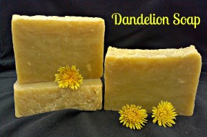done dandelion soap