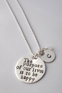 purpose of our lives custom necklace