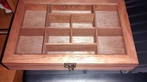 small wooden case