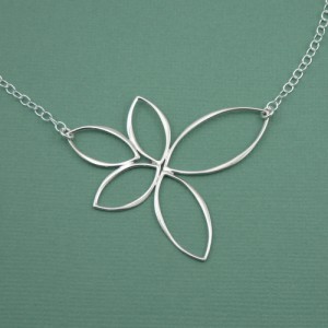 Floating-Lotus-Necklace-sterling-silver
