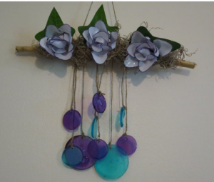 Wind chimes.  Multiple colors available. 