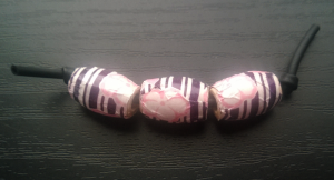 wood paper beads pink flowers 02 small