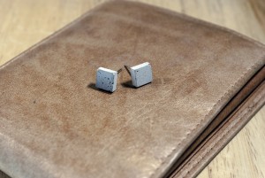 concrete earrings