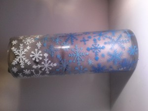 Snowflake Vase & Candle 2