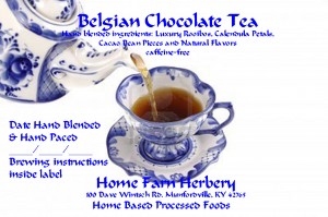 belgium chocolate tea template