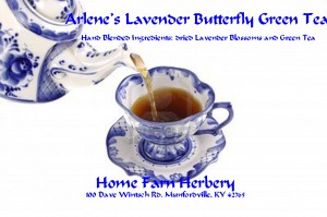 lavender butterfly green teaHFH