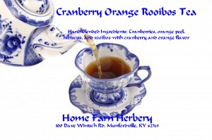 Cranberry Orange Rooibos TeaHFH