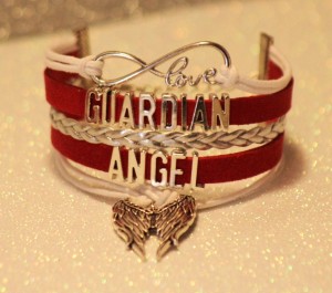 Make Your Mark Guardian Angel Infinity Bracelet with Angel Wings Charm