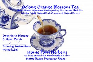 oolong orange blossom tea