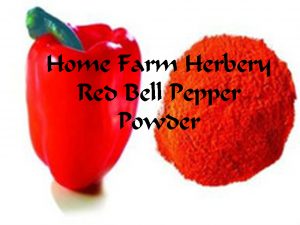 red bell pepper powder HFH