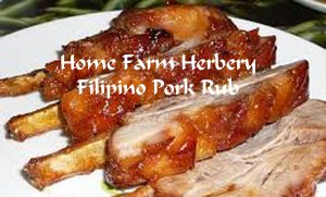 Filipino Pork Rub chops