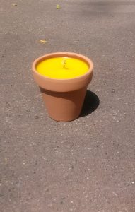 Mini Clay Pot Candle 1