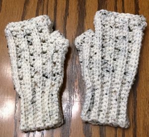 Shell Fingerless Gloves