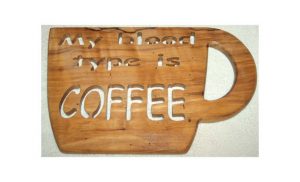 handmade wood coffee mug wall decor