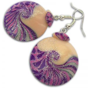 Violet earrings1