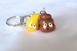 poop and pee pendant