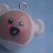 Itty Bitty Babies(polar bear suit) polymer clay charm/pendant (clasp included)