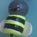 Busy Bees polymer clay charm/pendant (large, includes clasp) kawaii ooak bee