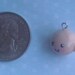 Itty Bitty Babies (wee smile)polymer clay charm/pendant (clasp included) ooak