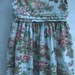 Vintage girls dress pinafore size 7/8 shabby cottage chic ooak handmade pleated-price reduced
