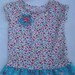 girls dress size 6-9 months set with matching head band boutique style ooak hello kitty bright colors