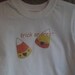 printed onesie or Tshirt "candy corn" boys girls sizes 0-3 months-5T custom original hand drawn designs