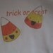 printed onesie or Tshirt "candy corn" boys girls sizes 0-3 months-5T custom original hand drawn designs