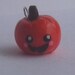 cute carved pumpkin polymer clay char or pendant (includes clasp) Halloween