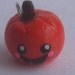 cute carved pumpkin polymer clay char or pendant (includes clasp) Halloween